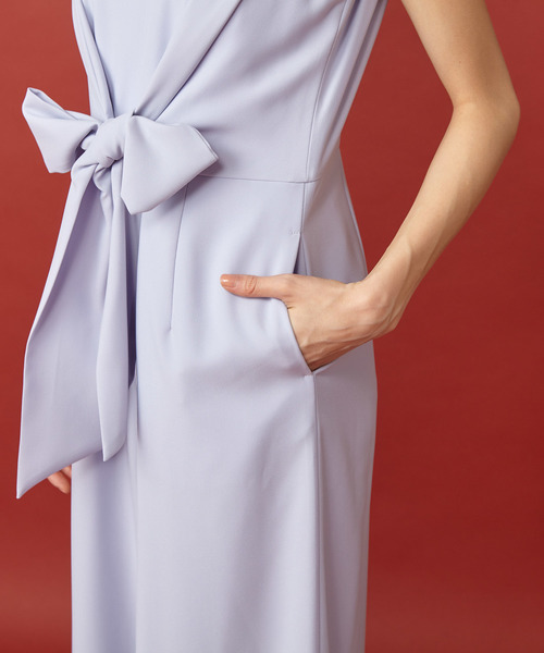 MIIA(ミーア)の「ショルダーレースコンビネゾン(つなぎ/オールインワン・レディース・ブラック/ピンク/ブルー・FREE)」の9枚目の写真