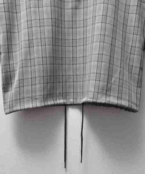 MinoriTY（マイノリティ）の「ハーフZIPチェック ビッグシルエット（シャツ/ブラウス・メンズ・ブラック/ベージュ/ブラウン・M/L）」の14枚目の写真