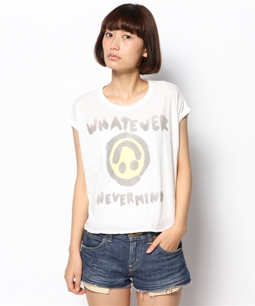 CIAOPANIC（チャオパニック）の「【Ciaopanic】WHATEVERNEVEREVE（Tシャツ/カットソー・レディース・ホワイト・FREE）」の10枚目の写真