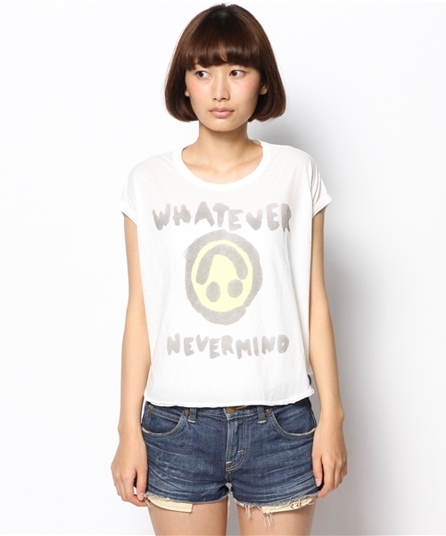 CIAOPANIC（チャオパニック）の「【Ciaopanic】WHATEVERNEVEREVE（Tシャツ/カットソー・レディース・ホワイト・FREE）」の7枚目の写真