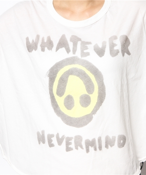 CIAOPANIC（チャオパニック）の「【Ciaopanic】WHATEVERNEVEREVE（Tシャツ/カットソー・レディース・ホワイト・FREE）」の4枚目の写真