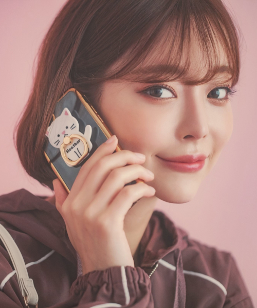 Heather(ヘザー)の「ヘザー×テリ リングツキiPhone8ケース 856424(モバイルケース/カバー)」|ホワイト系その他