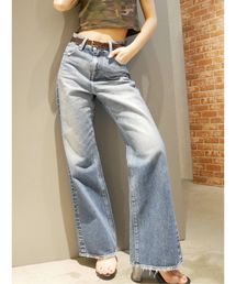 GYDA | ワイドフレア USED デニムパンツ(デニムパンツ)