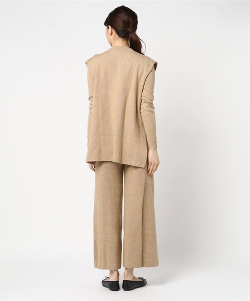 PARKS TOKYO SELECT(パークストウキョウセレクト)の「パンツセットアップニット(ニット/セーター・レディース・ベージュ・FREE)」の9枚目の写真