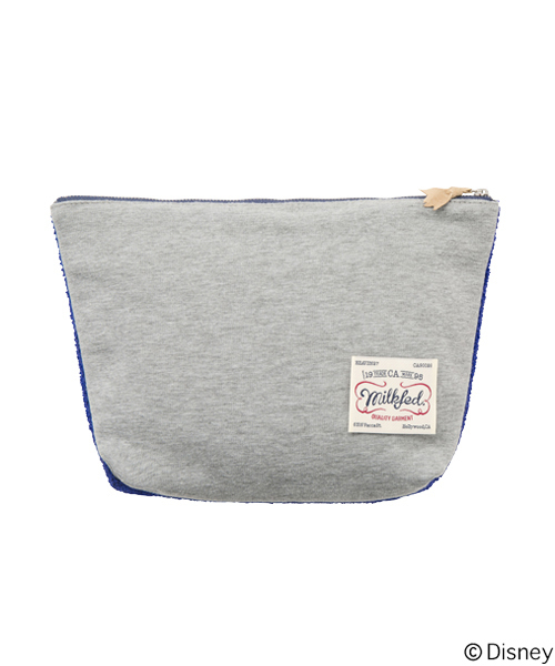 MILKFED.（ミルクフェド）の「【mini10月号掲載】MICKEY CLUTCH BAG　（Disney/ディズニー/ミッキーマウス/クラッチバッグ）（クラッチバッグ・レディース・ブルー・ONE SIZE）」の3枚目の写真