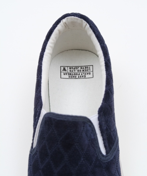 coen（コーエン）の「キルティングスリッポン（スニーカー・レディース・グレー/ネイビー/ブラック/ナチュラル/ライトグレー・SMALL/MEDIUM/LARGE）」の12枚目の写真