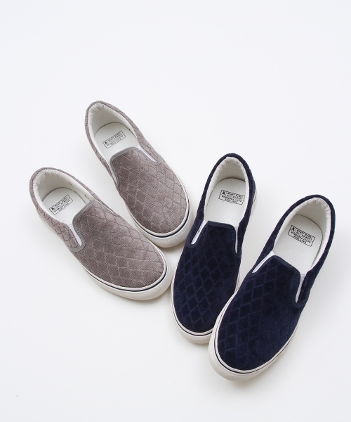 coen（コーエン）の「キルティングスリッポン（スニーカー・レディース・グレー/ネイビー/ブラック/ナチュラル/ライトグレー・SMALL/MEDIUM/LARGE）」の10枚目の写真