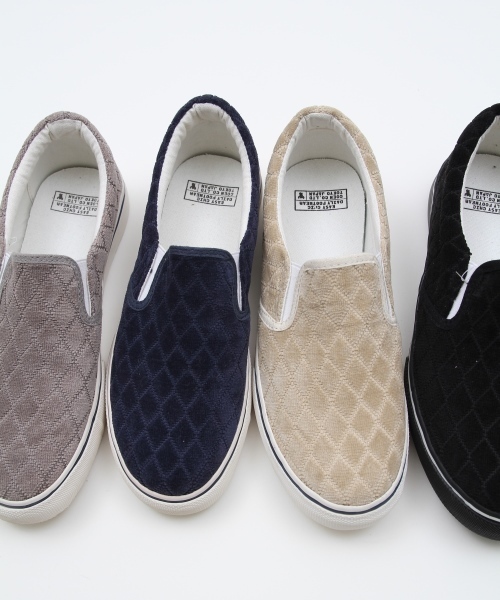 coen（コーエン）の「キルティングスリッポン（スニーカー・レディース・グレー/ネイビー/ブラック/ナチュラル/ライトグレー・SMALL/MEDIUM/LARGE）」の14枚目の写真