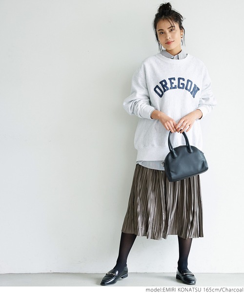 coca（coca）（コカ）の「＼＼新色登場／／つや感サテンプリーツスカート（スカート・レディース・ホワイト/ライトブルー/ブラック/イエロー/チャコールグレー/ピンク系その他/ブラウン/ベージュ/ラベンダー/カーキ・ONE SIZE）」の13枚目の写真