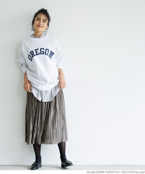 coca（coca）（コカ）の「＼＼新色登場／／つや感サテンプリーツスカート（スカート・レディース・ホワイト/ライトブルー/ブラック/イエロー/チャコールグレー/ピンク系その他/ブラウン/ベージュ/ラベンダー/カーキ・ONE SIZE）」の11枚目の写真