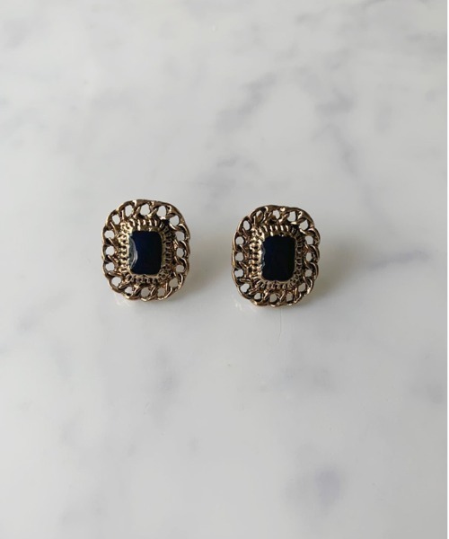 dictionary（ディクショナリー）の「【dictionary / ディクショナリー】 スモール デザイン アンティーク ピアス（ピアス（両耳用）・レディース・イエロー/ワインレッド/ブルー系その他/ライトホワイト/ブラウン/ネイビー/ホワイト/ライトグレー/ブラック・FREE）」の6枚目の写真