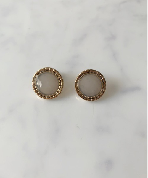 dictionary（ディクショナリー）の「【dictionary / ディクショナリー】 スモール デザイン アンティーク ピアス（ピアス（両耳用）・レディース・イエロー/ワインレッド/ブルー系その他/ライトホワイト/ブラウン/ネイビー/ホワイト/ライトグレー/ブラック・FREE）」の4枚目の写真