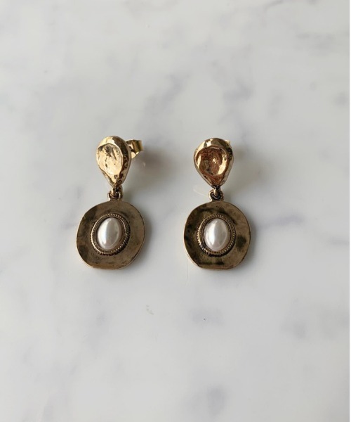 dictionary（ディクショナリー）の「【dictionary / ディクショナリー】 スモール デザイン アンティーク ピアス（ピアス（両耳用）・レディース・イエロー/ワインレッド/ブルー系その他/ライトホワイト/ブラウン/ネイビー/ホワイト/ライトグレー/ブラック・FREE）」の16枚目の写真