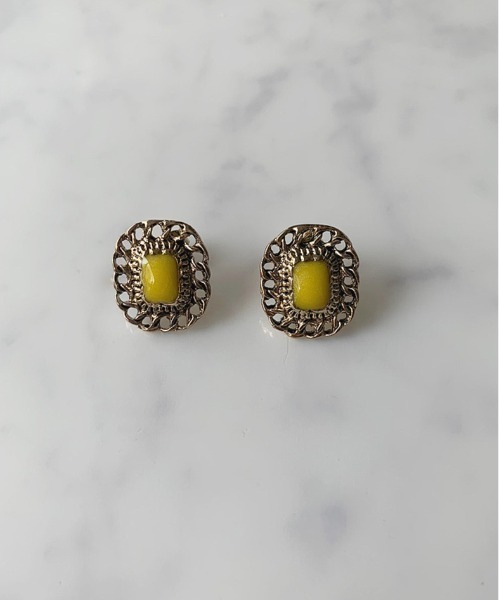 dictionary（ディクショナリー）の「【dictionary / ディクショナリー】 スモール デザイン アンティーク ピアス（ピアス（両耳用）・レディース・イエロー/ワインレッド/ブルー系その他/ライトホワイト/ブラウン/ネイビー/ホワイト/ライトグレー/ブラック・FREE）」の12枚目の写真