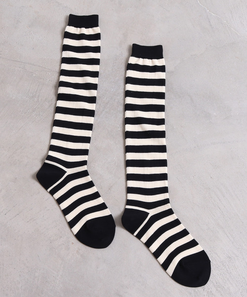 ボーダーハイソックス ソックス 靴下 Par Ici パーリッシィ のファッション通販 Zozotown