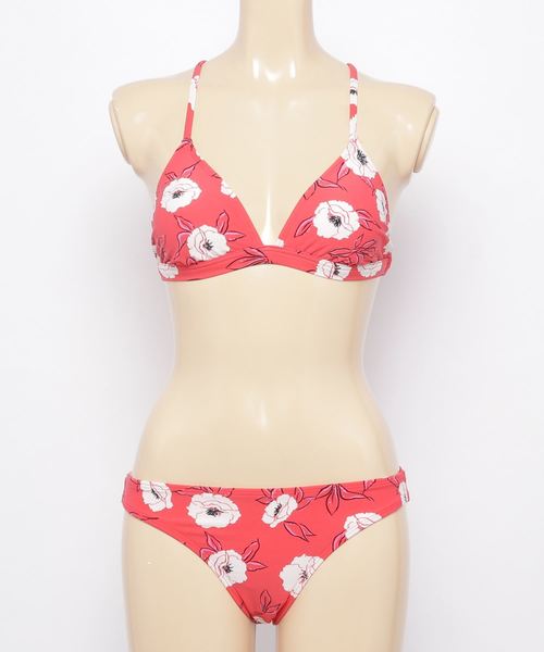 BILLABONG（ビラボン）の「BILLABONG レディース ビキニ/ビラボン 水着 ヘルシー ビーチ プール（水着・レディース・ブラック/レッド/レンガ・MEDIUM）」の3枚目の写真