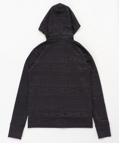 RIKKA FEMME（リッカファーム）の「【ムラサキスポーツ別注】RIKKA  FEMME/リッカファム M183 長袖ラッシュガード（ラッシュガード・レディース・ブラック/ホワイト/チャコールグレー・L/M/S）」の4枚目の写真