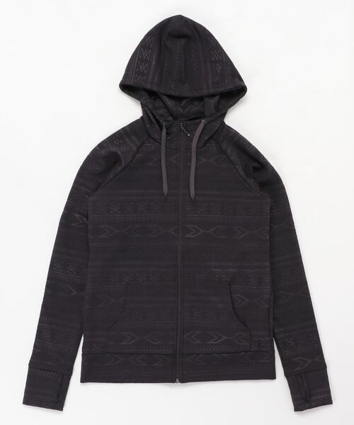 RIKKA FEMME（リッカファーム）の「【ムラサキスポーツ別注】RIKKA  FEMME/リッカファム M183 長袖ラッシュガード（ラッシュガード・レディース・ブラック/ホワイト/チャコールグレー・L/M/S）」の5枚目の写真