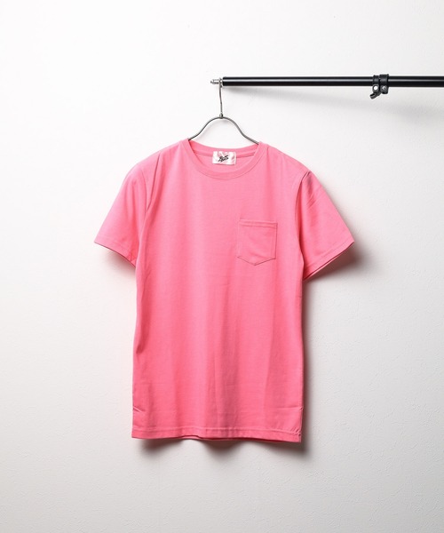 INNOCENT(イノセント)の「無地半袖ポケット付きクルーネックTシャツ(Tシャツ/カットソー・レディース・イエロー系その他/ピンク系その他/カーキ/グレー/ブラック/ホワイト/ピンク/ネイビー・X-LARGE/MEDIUM/LARGE)」の8枚目の写真