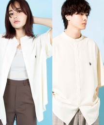 U.S. POLO ASSN. | ∴WEGO/U.S. POLO ASSN. 別注半袖バンドカラーシャツ(シャツ/ブラウス)