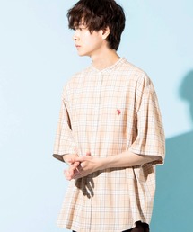 U.S. POLO ASSN. | ∴WEGO/U.S. POLO ASSN. 別注半袖バンドカラーシャツ(シャツ/ブラウス)