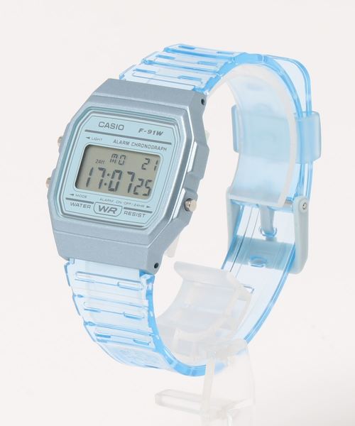 CASIO(カシオ)の「《CASIO(カシオ)》クリアー デジタル(デジタル腕時計・レディース・グレー/ピンク/ホワイト/ブルー・FREE)」の3枚目の写真