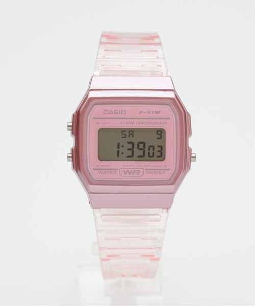 CASIO(カシオ)の「《CASIO(カシオ)》クリアー デジタル(デジタル腕時計・レディース・グレー/ピンク/ホワイト/ブルー・FREE)」の4枚目の写真