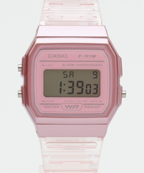CASIO(カシオ)の「《CASIO(カシオ)》クリアー デジタル(デジタル腕時計・レディース・グレー/ピンク/ホワイト/ブルー・FREE)」の6枚目の写真
