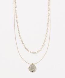 AMERICAN HOLIC | コインパーツ2連ネックレス　＊(ネックレス)