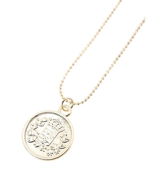 AMERICAN HOLIC（アメリカンホリック）の「コインパーツ2連ネックレス　＊（ネックレス・レディース・シルバー/ゴールド・FREE）」の8枚目の写真