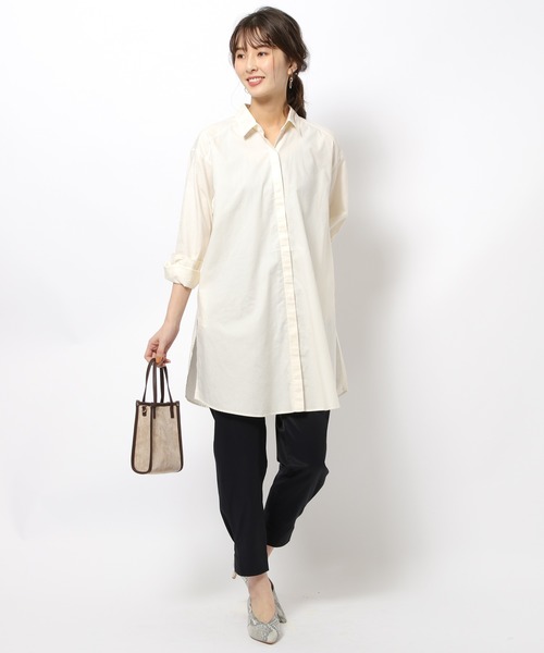 BARNYARDSTORM -  【新品】BARNYARDSTORM ロングシャツ サイズ0 BARNYARDSTORM 「BARNYARDSTORM」 長袖シャツ 0 ブラック