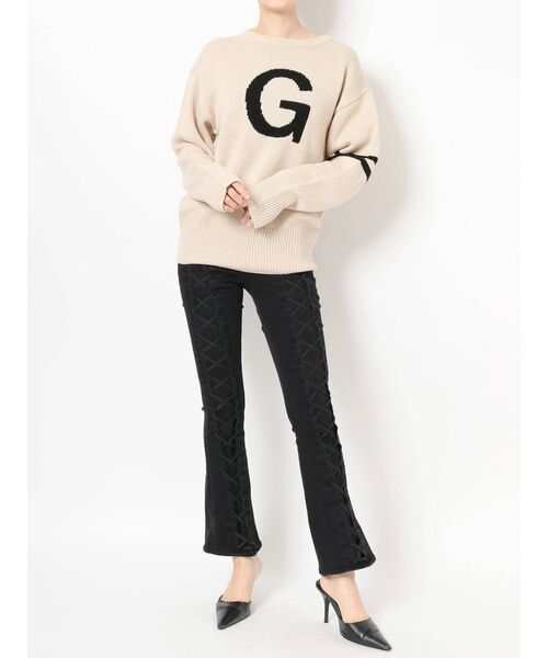 GYDA（ジェイダ）の「センターレースアップフレアパンツ（その他パンツ・レディース・ブラック/グレー・SMALL/MEDIUM/X-SMALL）」の10枚目の写真