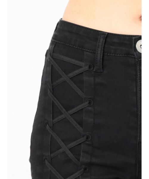 GYDA（ジェイダ）の「センターレースアップフレアパンツ（その他パンツ・レディース・ブラック/グレー・SMALL/MEDIUM/X-SMALL）」の14枚目の写真