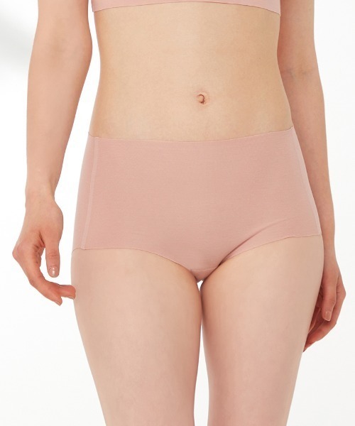 GUNZE（グンゼ）の「KIREILABO/キレイラボ 下着のラインがひびきにくい レギュラーショーツ オーガニックコットン（ショーツ・レディース・ブラック/ブルー/ホワイト系その他/グレー/スモークピンク/グリーン/ライトブルー/レンガ/インディゴブルー/ピンク/モカ/ブルー系その他/マスタード/グリーン系その他/オレンジ/ネイビー/ブルー系その他2/ライトブラウン/グリーン系その他2/サーモンピンク・LARGE/MEDIUM/X-LARGE）」の17枚目の写真