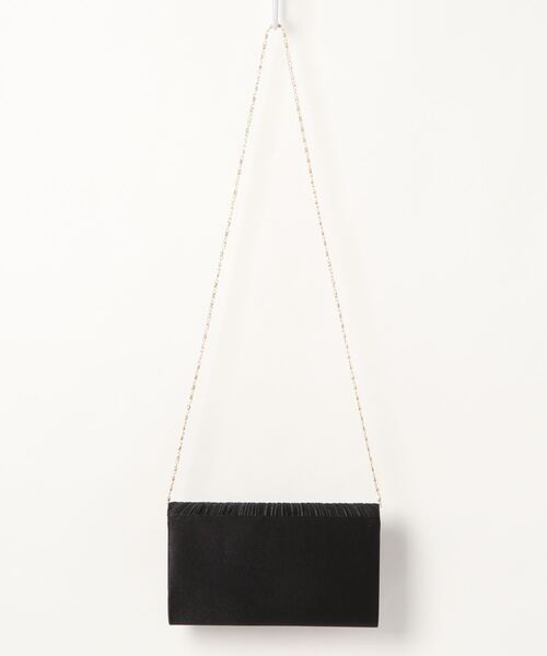 STYLEBLOCK(スタイルブロック)の「Vカットプリーツパーティークラッチバッグ(クラッチバッグ・レディース・シルバー/ブラック/ベージュ・FREE)」の5枚目の写真