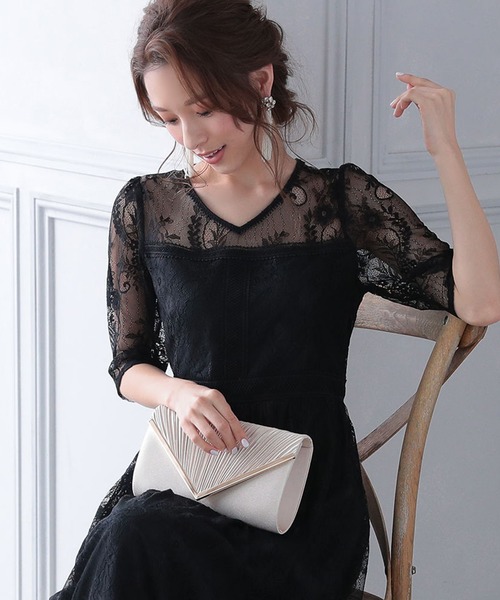 STYLEBLOCK(スタイルブロック)の「Vカットプリーツパーティークラッチバッグ(クラッチバッグ・レディース・シルバー/ブラック/ベージュ・FREE)」の3枚目の写真