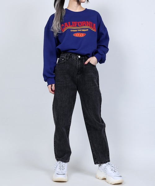 DING（ディング）の「DING/カレッジスウェット（スウェット・レディース・ブラック/ブルー/グリーン・FREE）」の8枚目の写真