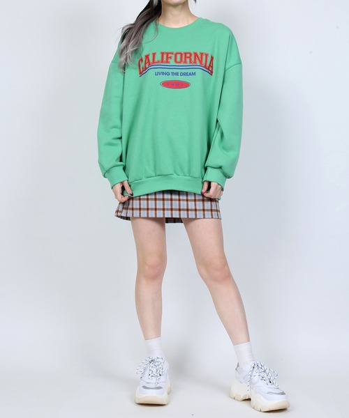 DING（ディング）の「DING/カレッジスウェット（スウェット・レディース・ブラック/ブルー/グリーン・FREE）」の12枚目の写真