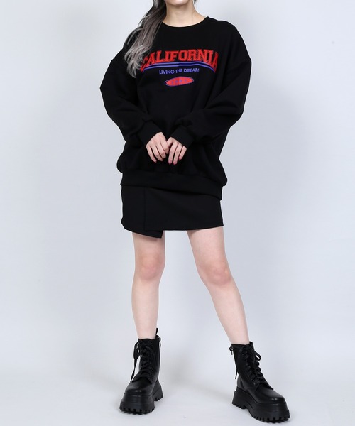 DING（ディング）の「DING/カレッジスウェット（スウェット・レディース・ブラック/ブルー/グリーン・FREE）」の15枚目の写真