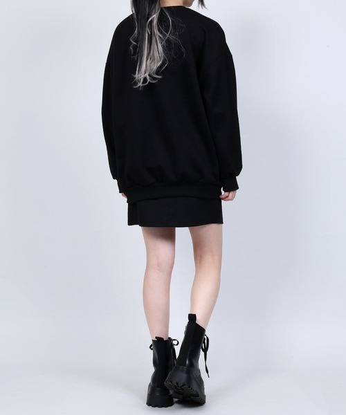 DING（ディング）の「DING/カレッジスウェット（スウェット・レディース・ブラック/ブルー/グリーン・FREE）」の4枚目の写真