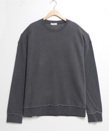 KONVINI | 【GASOLINE 】ユニセックス ピグメントラウンドネック スウェットシャツ / unisex pigment round neck sweatshirt(スウェット)