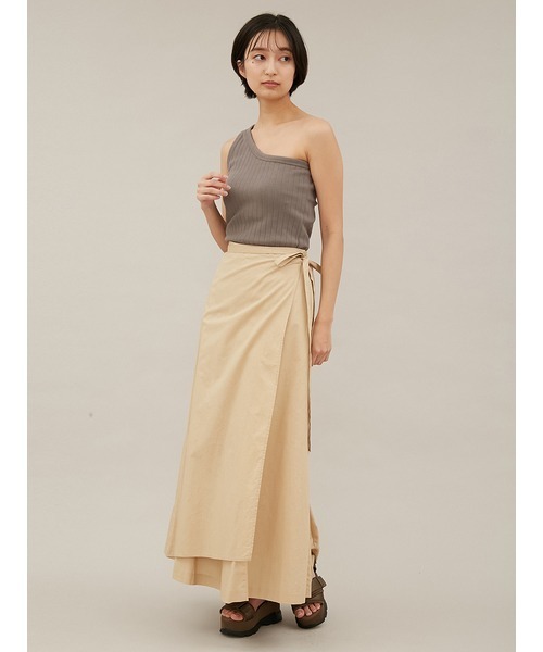 emmi atelier - emmi yoga ワンショル&カップインキャミセット emmi（エミ）の「【emmi yoga】カップインワンショルタンク