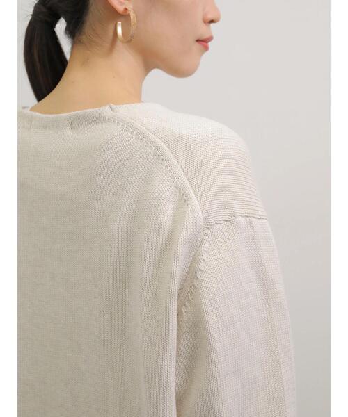 AMERICAN HOLIC（アメリカンホリック）の「深Vネックニットプルオーバー　＊●（ニット/セーター・レディース・ネイビー/ミント/オートミール/LT.Gray・MEDIUM/LARGE）」の13枚目の写真