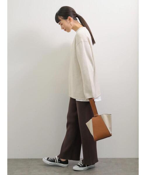 AMERICAN HOLIC（アメリカンホリック）の「深Vネックニットプルオーバー　＊●（ニット/セーター・レディース・ネイビー/ミント/オートミール/LT.Gray・MEDIUM/LARGE）」の17枚目の写真