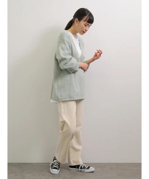 AMERICAN HOLIC（アメリカンホリック）の「深Vネックニットプルオーバー　＊●（ニット/セーター・レディース・ネイビー/ミント/オートミール/LT.Gray・MEDIUM/LARGE）」の21枚目の写真