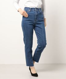 N.O.R.C by the line | カットオフハイライズテーパードデニム(デニムパンツ)