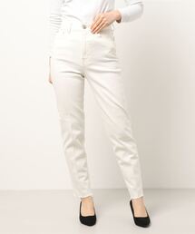 カットオフハイライズテーパードデニム