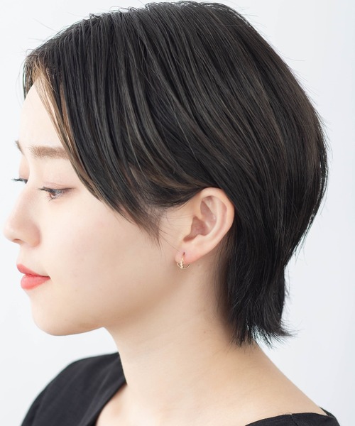 mille blanc（ミルブラン）の「ニッケルフリー シングルダブルピアス（ピアス（両耳用）・レディース・ゴールド系その他/ゴールド系その他4/ゴールド/ゴールド系その他2/ゴールド系その他3・FREE）」の3枚目の写真