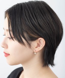 ニッケルフリー シングルダブルピアス