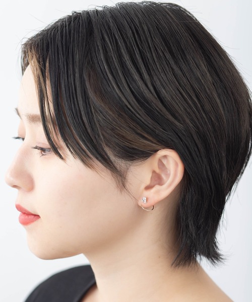 mille blanc（ミルブラン）の「ニッケルフリー シングルダブルピアス（ピアス（両耳用）・レディース・ゴールド系その他/ゴールド系その他4/ゴールド/ゴールド系その他2/ゴールド系その他3・FREE）」の5枚目の写真